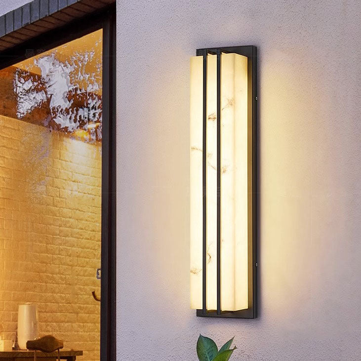 Minimalist Long Stainless Steel Wall Sconce