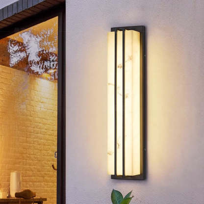 Minimalist Long Stainless Steel Wall Sconce