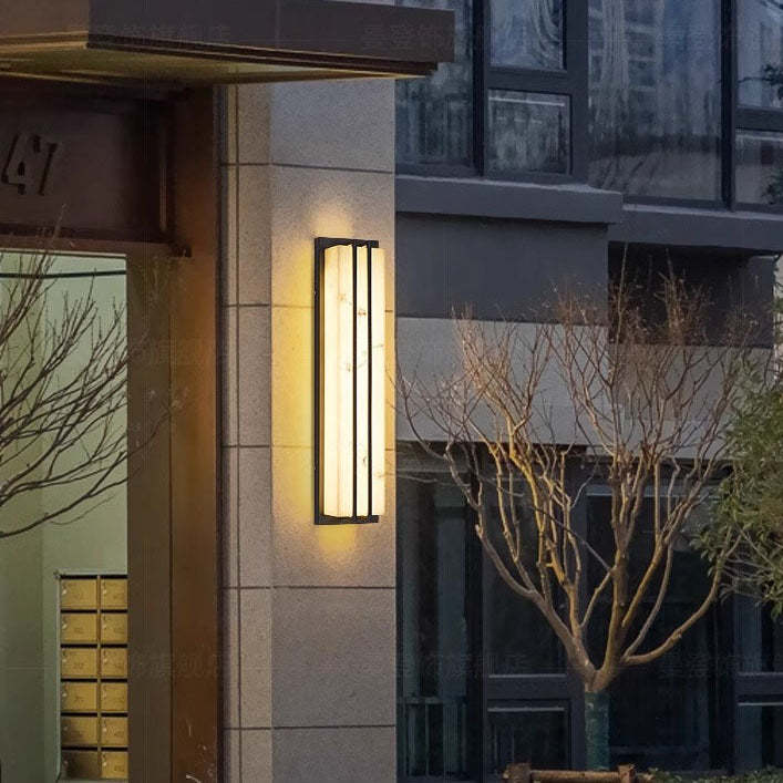 Minimalist Long Stainless Steel Wall Sconce