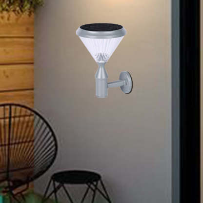 Minimalist Solar Aluminum Wall Sconce
