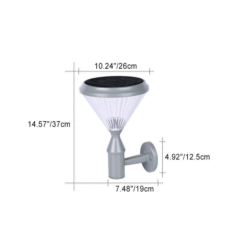Minimalist Solar Aluminum Wall Sconce