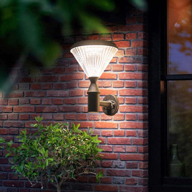 Minimalist Solar Aluminum Wall Sconce