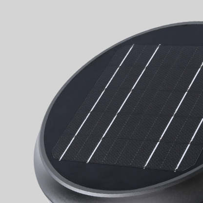 Minimalist Solar Aluminum Wall Sconce