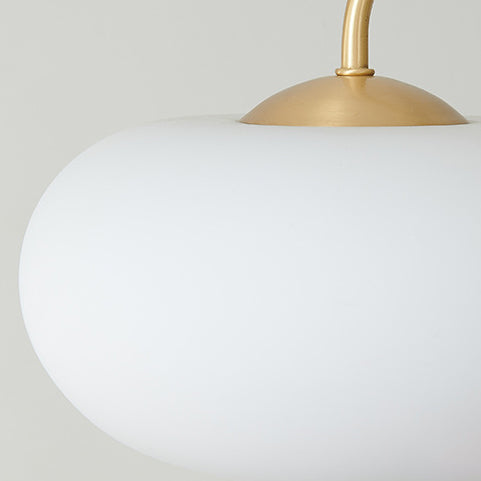 French Walnut Persimmon 3/5-Light Ceiling Light