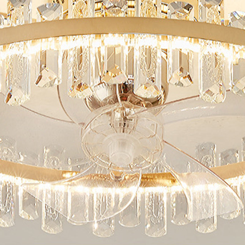 Modern Fan Blade Mount Ceiling Fan Light