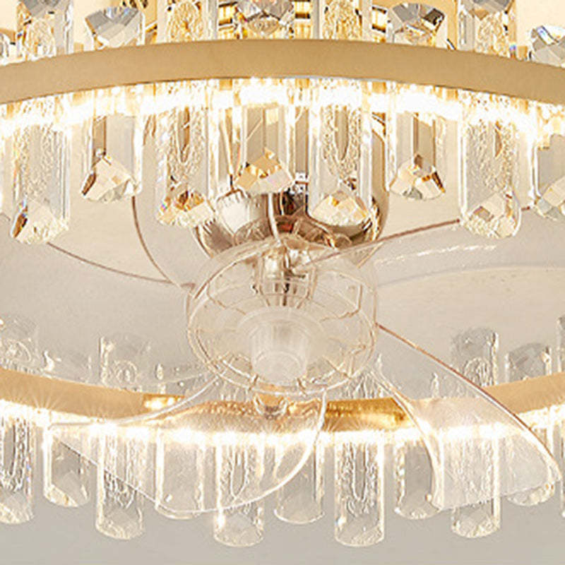 Modern Fan Blade Mount Ceiling Fan Light