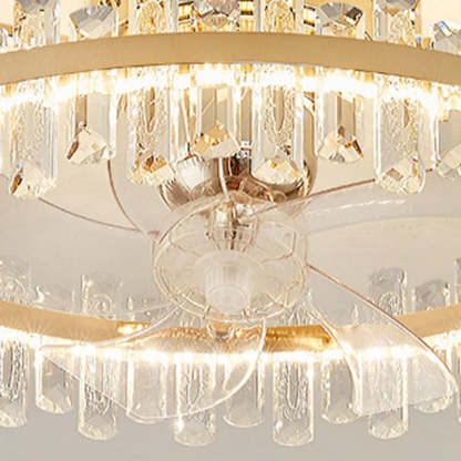 Modern Fan Blade Mount Ceiling Fan Light