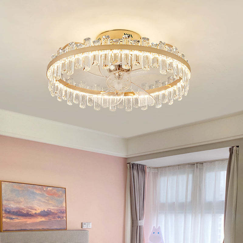 Modern Fan Blade Mount Ceiling Fan Light