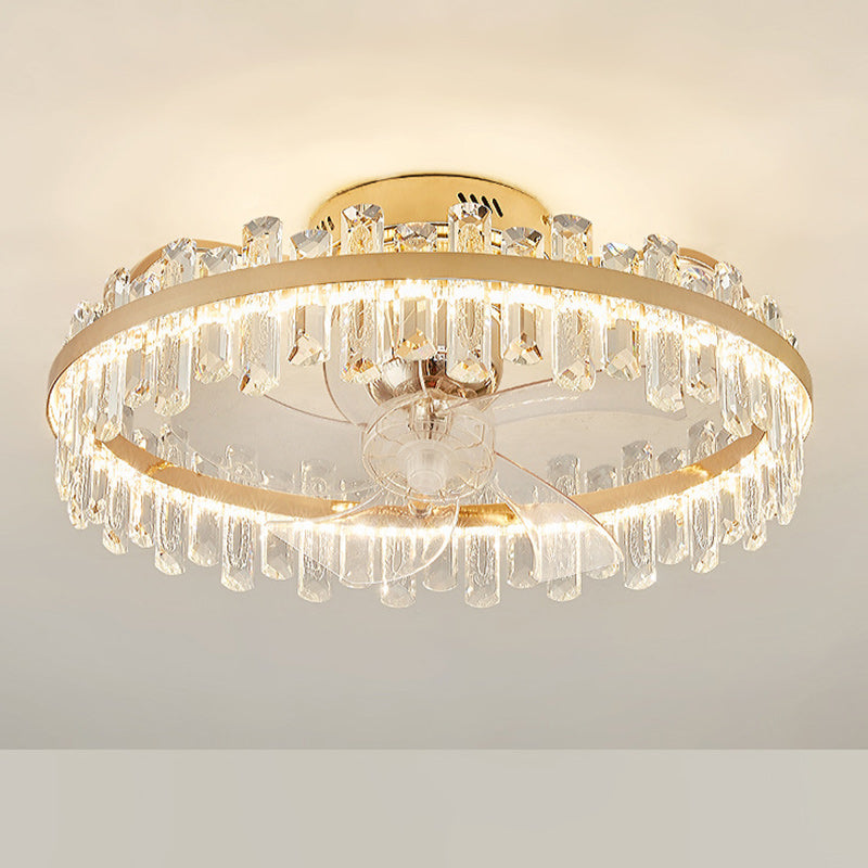 Modern Fan Blade Mount Ceiling Fan Light