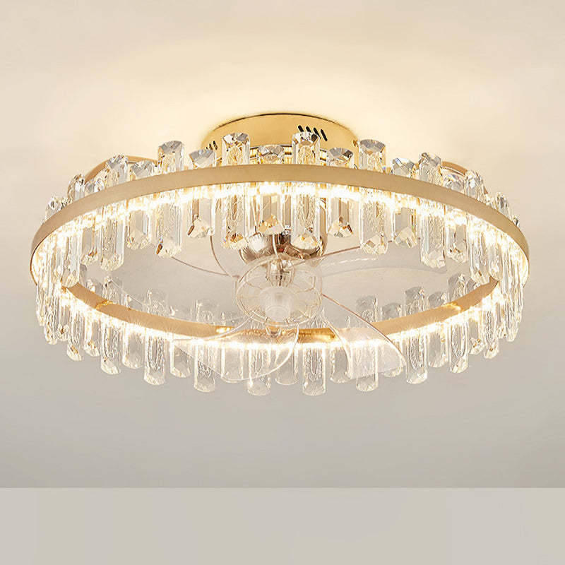 Modern Fan Blade Mount Ceiling Fan Light