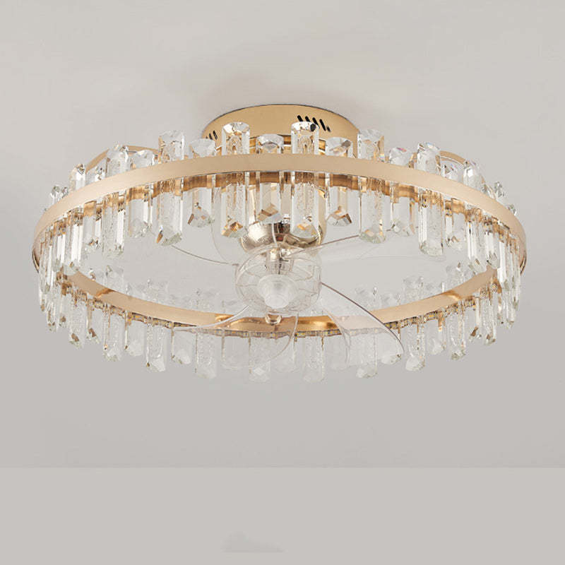 Modern Fan Blade Mount Ceiling Fan Light
