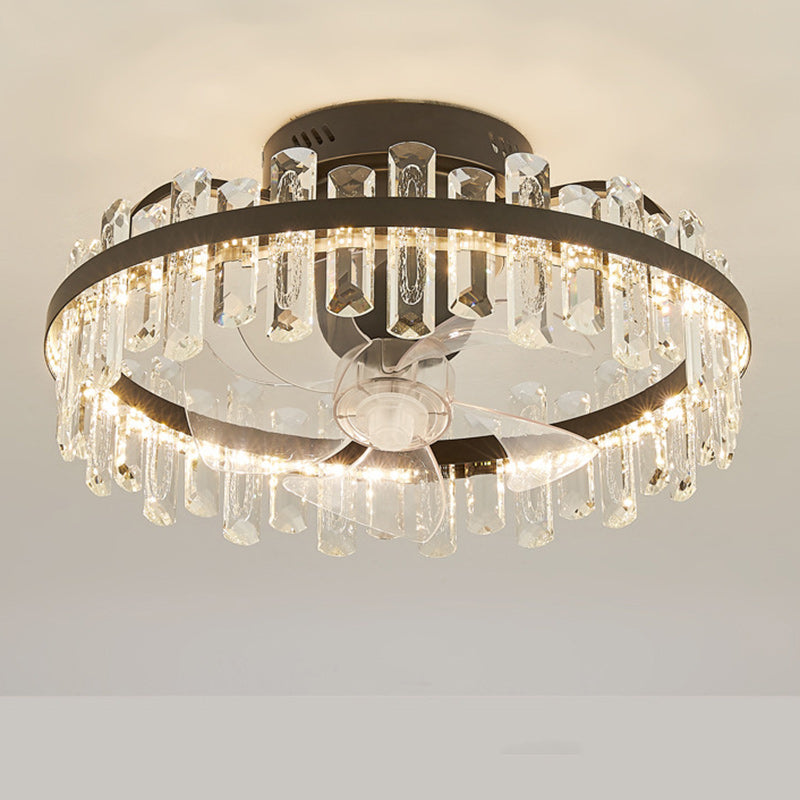Modern Fan Blade Mount Ceiling Fan Light