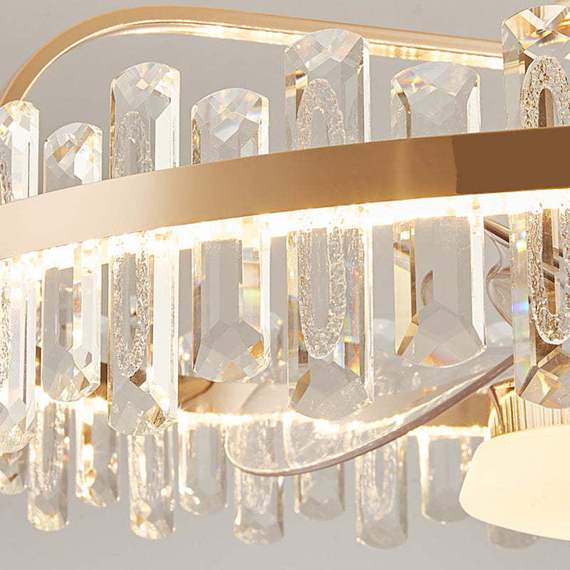 Modern Fan Blade Mount Ceiling Fan Light