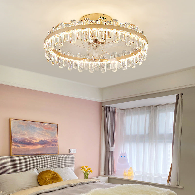 Modern Fan Blade Mount Ceiling Fan Light