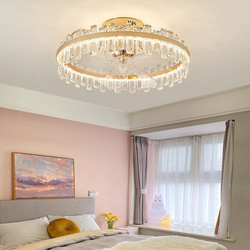 Modern Fan Blade Mount Ceiling Fan Light