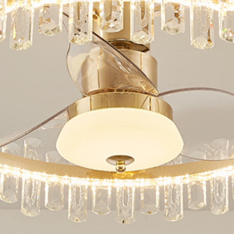 Modern Fan Blade Mount Ceiling Fan Light