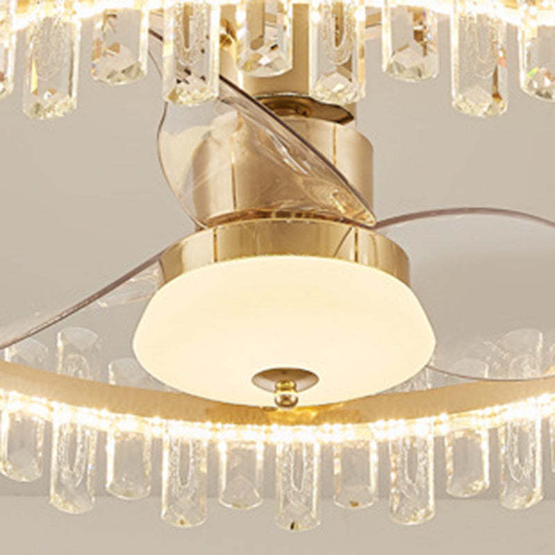 Modern Fan Blade Mount Ceiling Fan Light