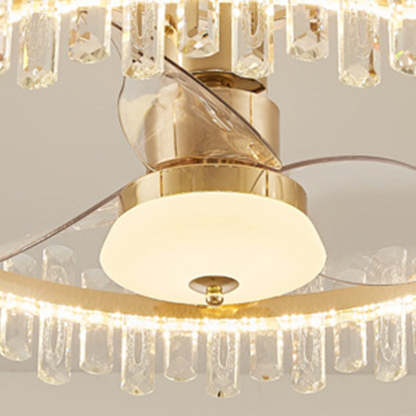 Modern Fan Blade Mount Ceiling Fan Light