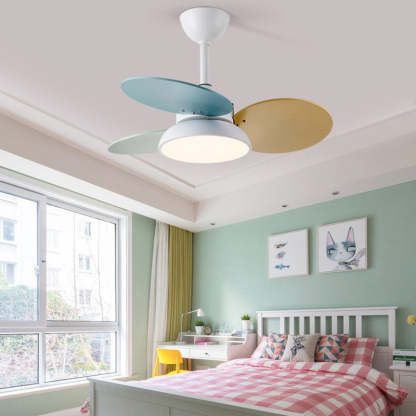 Scandinavian Blade Ceiling Fan Light