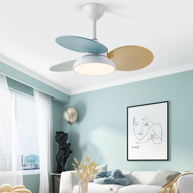 Scandinavian Blade Ceiling Fan Light