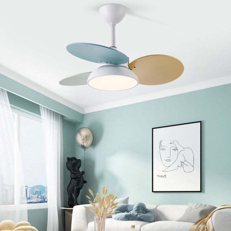 Scandinavian Blade Ceiling Fan Light