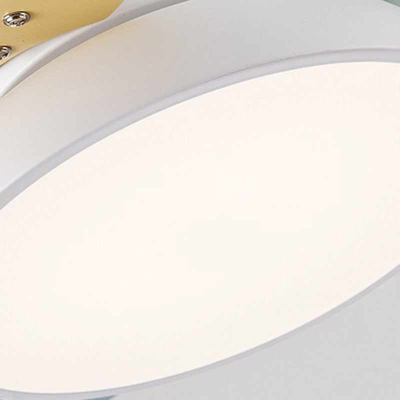 Scandinavian Blade Ceiling Fan Light