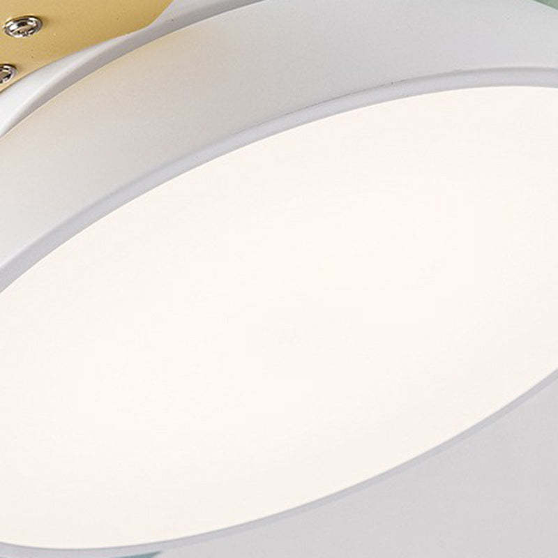 Scandinavian Blade Ceiling Fan Light