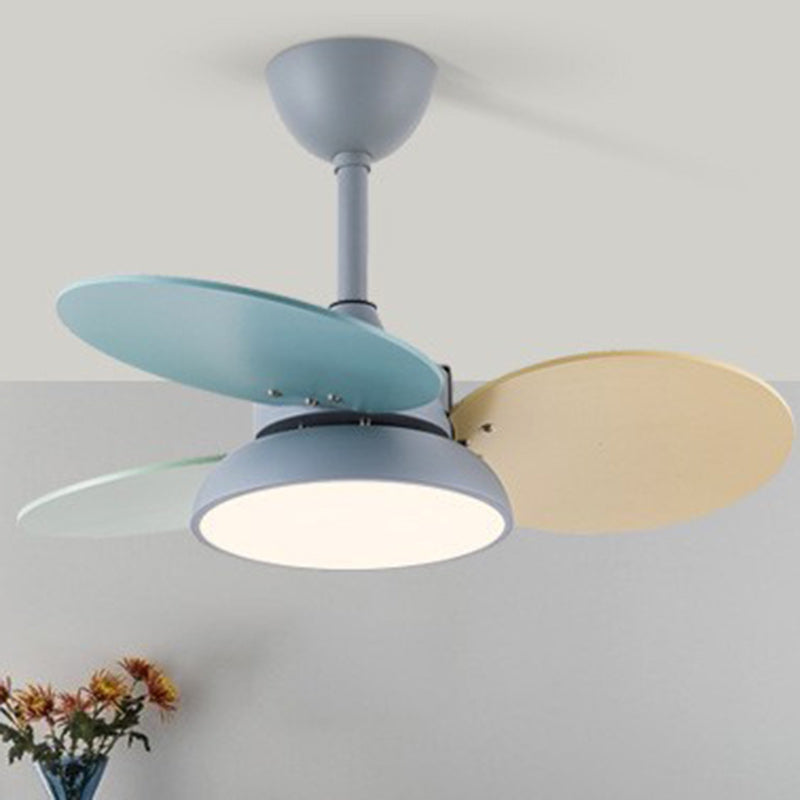 Scandinavian Blade Ceiling Fan Light