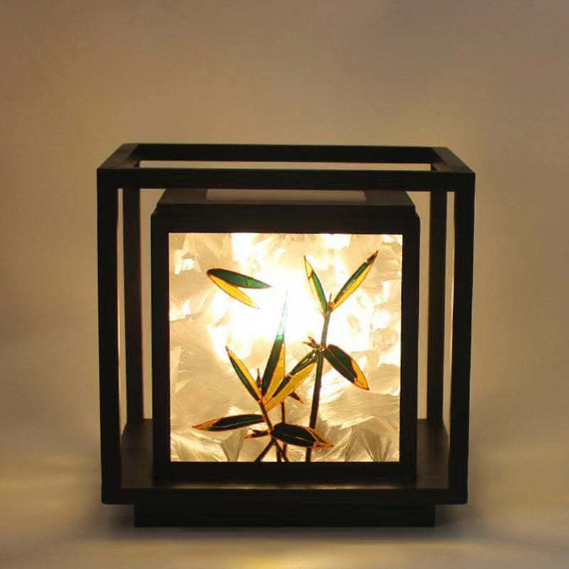 Chinese Crackle Enamel Galvanized Post Light