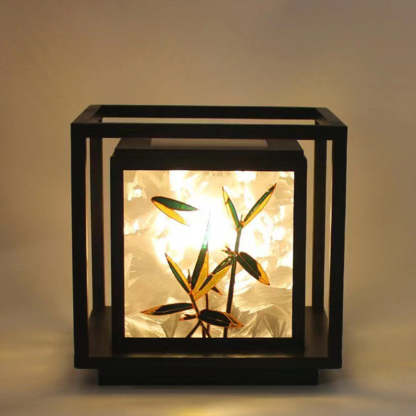 Chinese Crackle Enamel Galvanized Post Light