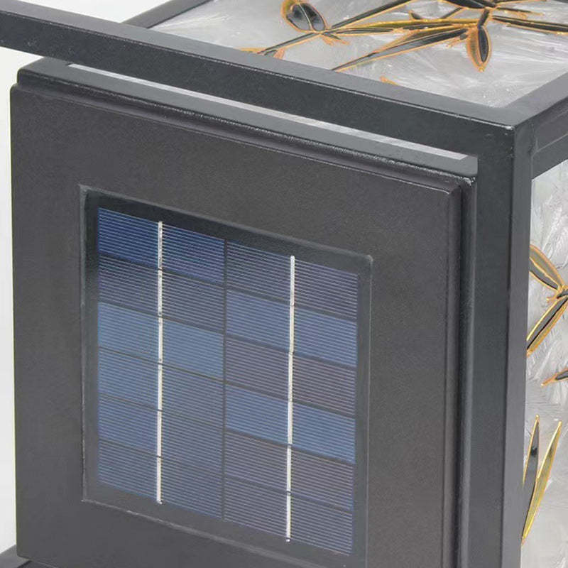 Chinese Crackle Enamel Galvanized Post Light