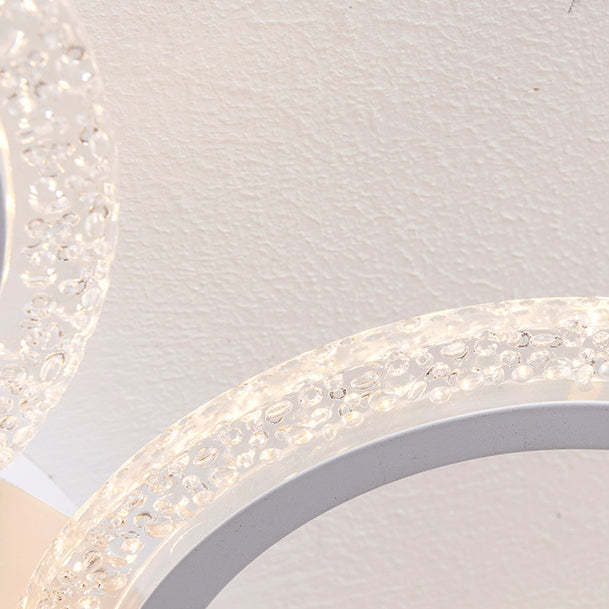 Contemporary Flower Mount Ceiling Fan
