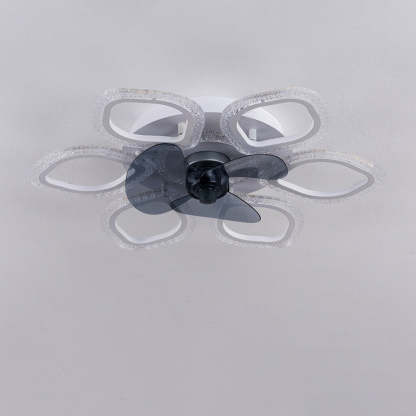 Contemporary Flower Mount Ceiling Fan