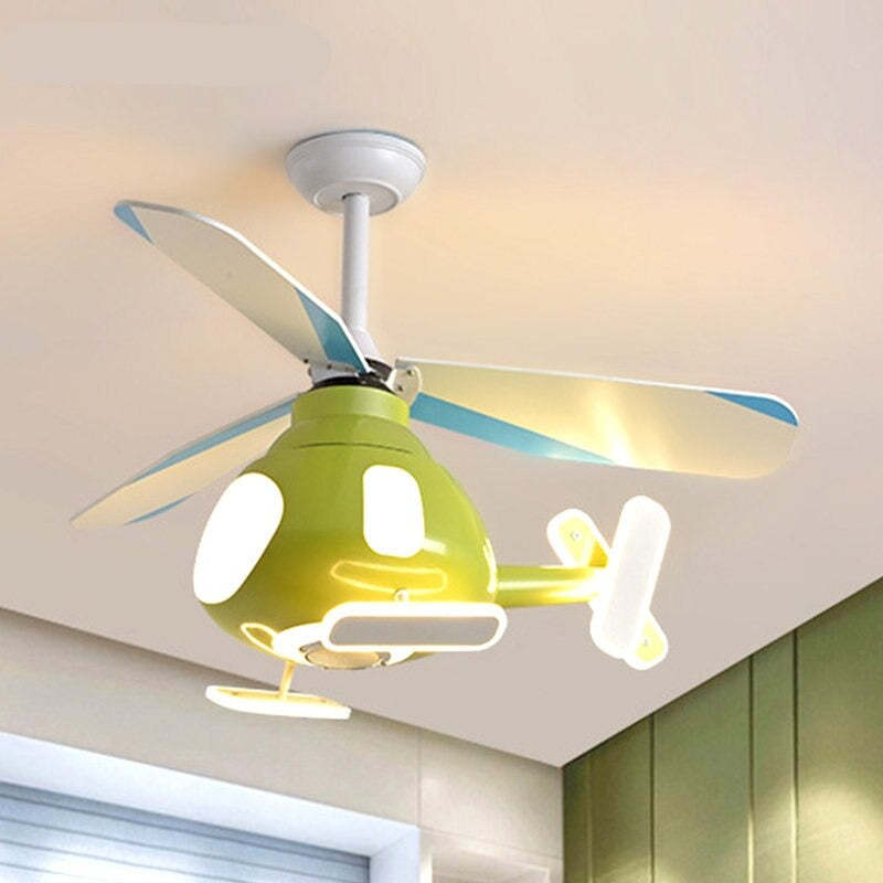 Contemporary Helicopter Ceiling Fan Light
