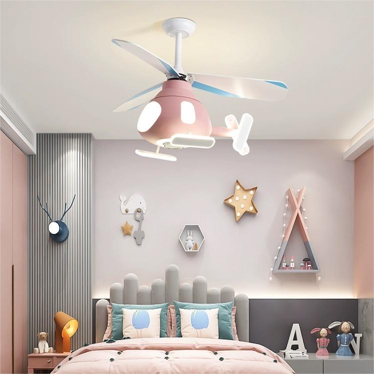 Contemporary Helicopter Ceiling Fan Light