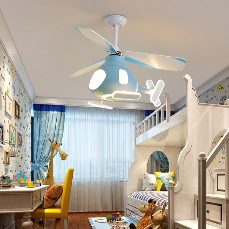 Contemporary Helicopter Ceiling Fan Light