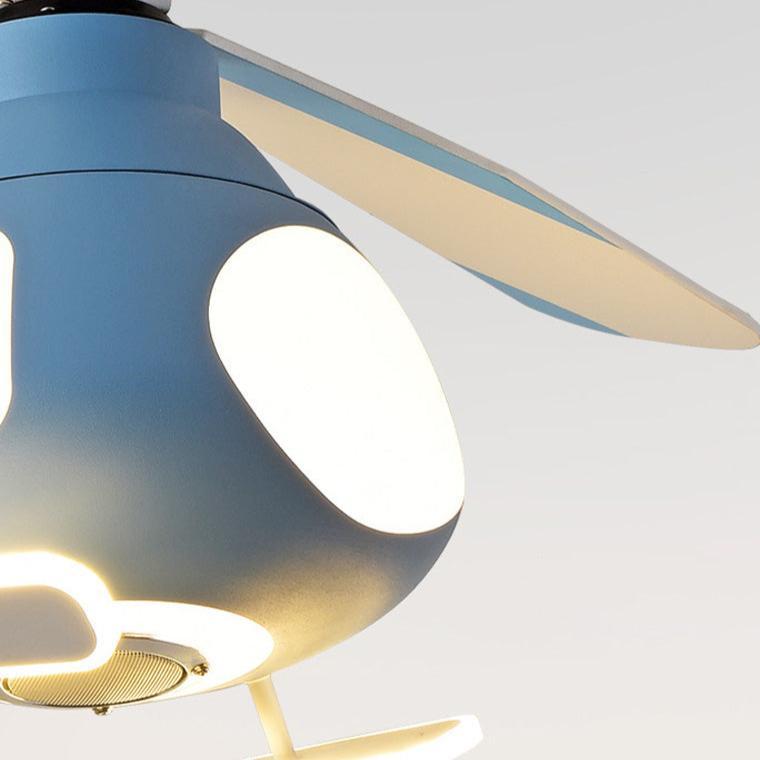 Contemporary Helicopter Ceiling Fan Light