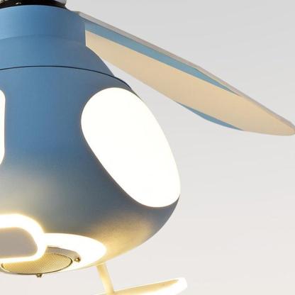 Contemporary Helicopter Ceiling Fan Light