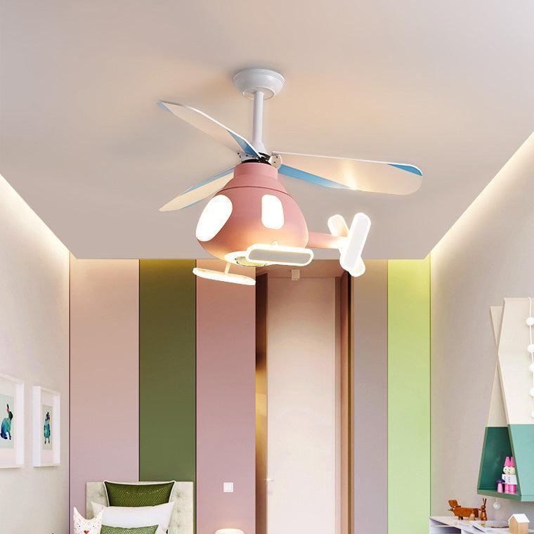 Contemporary Helicopter Ceiling Fan Light