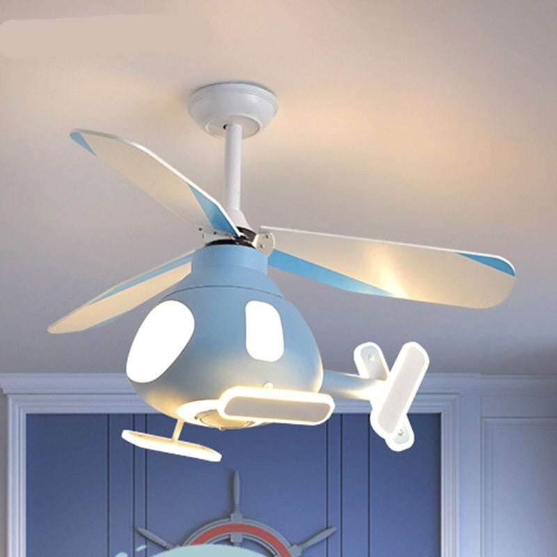 Contemporary Helicopter Ceiling Fan Light