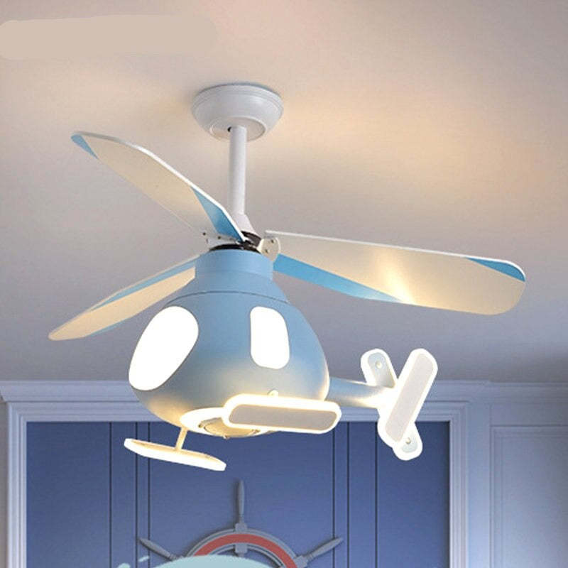 Contemporary Helicopter Ceiling Fan Light