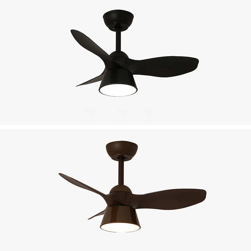 Minimalist Round Acrylic Fan LED Fan Light