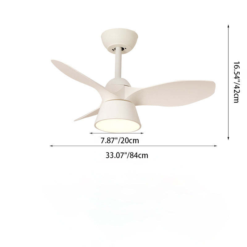 Minimalist Round Acrylic Fan LED Fan Light