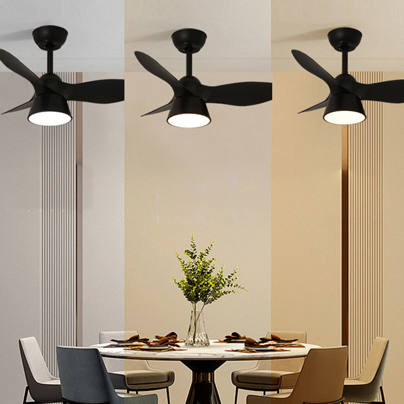 Minimalist Round Acrylic Fan LED Fan Light