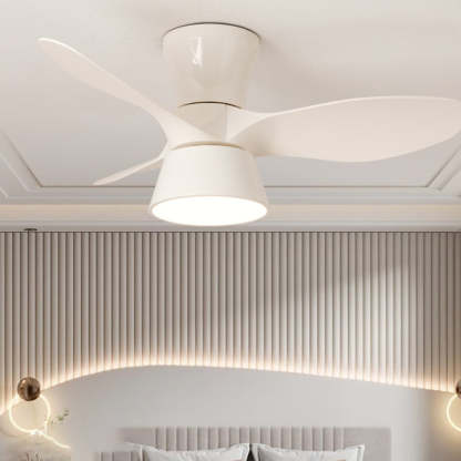 Minimalist Shade Fan Mount Ceiling Fan Light