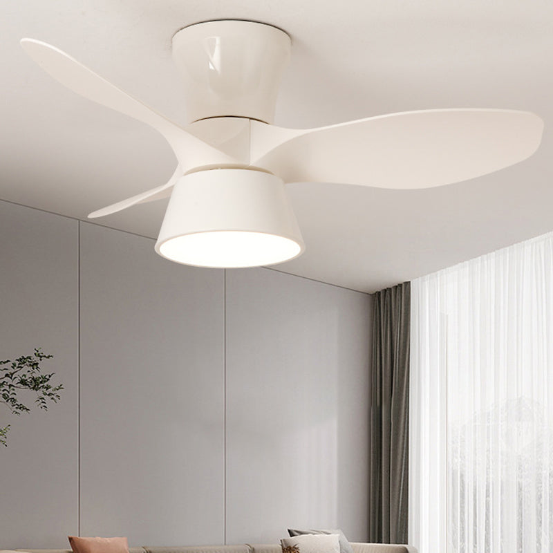 Minimalist Shade Fan Mount Ceiling Fan Light