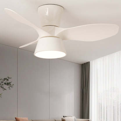 Minimalist Shade Fan Mount Ceiling Fan Light