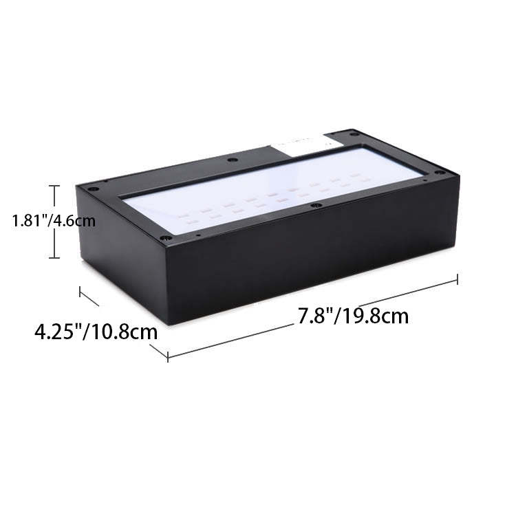 Modern Rectangular Aluminum Up Light