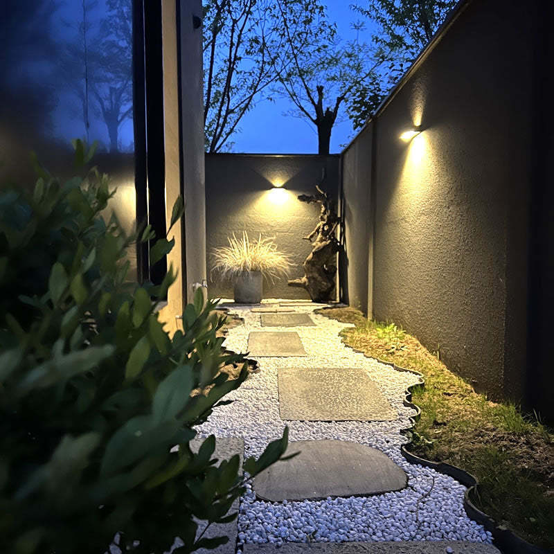 Modern Rectangular Aluminum Up Light