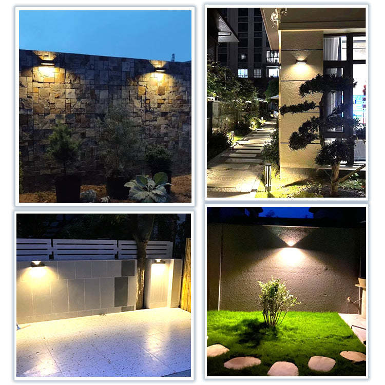 Modern Rectangular Aluminum Up Light